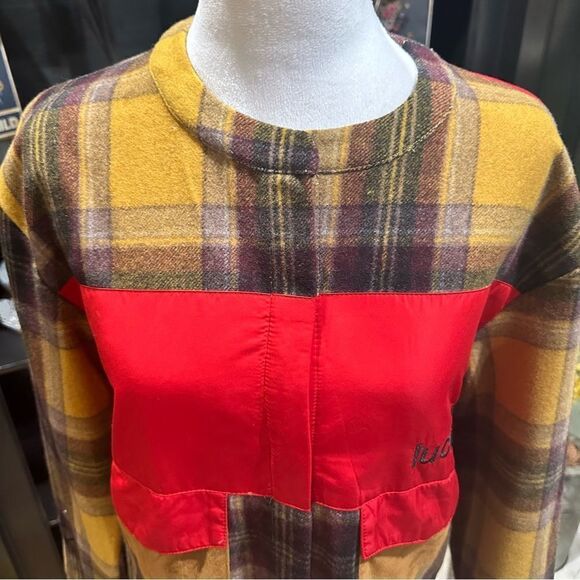 Lucid FC Plaid Wool Shirt Jacket Size Medium - Picture 3 of 14